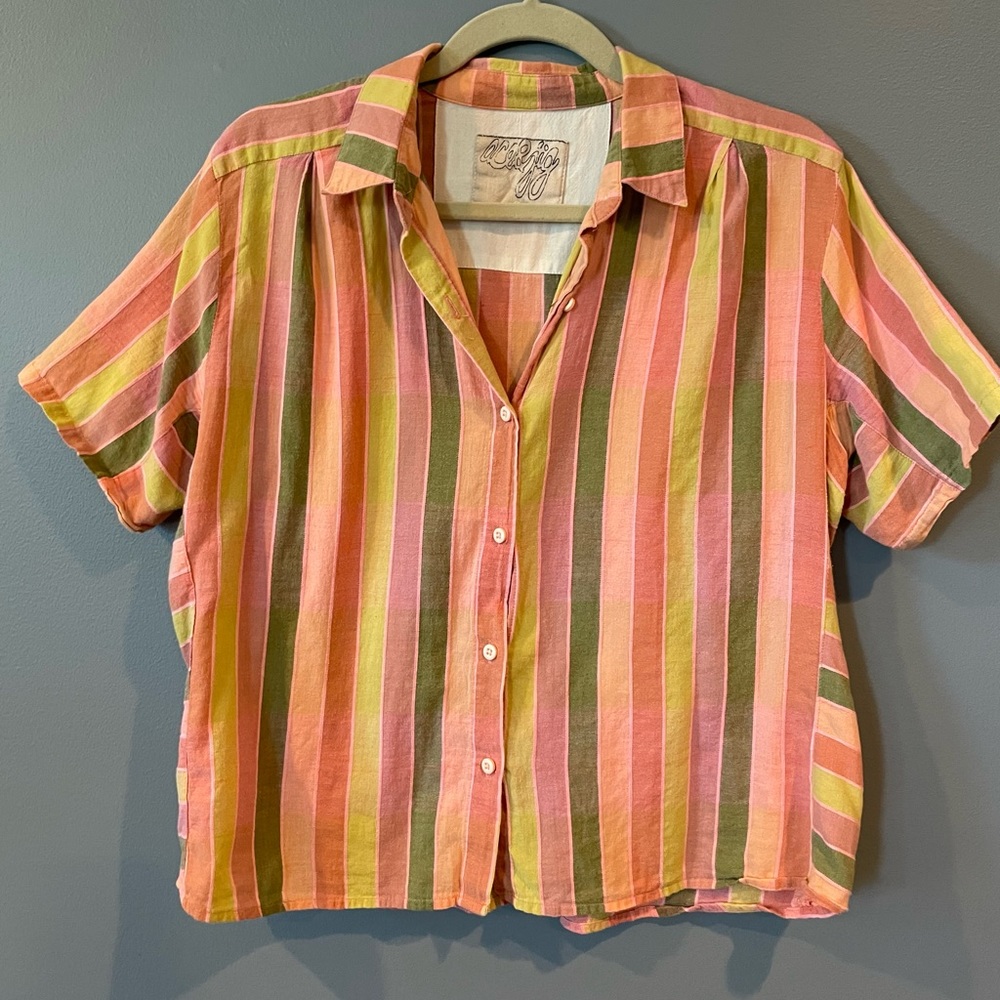 Ace & Jig Winnie Top in Paradise, size XL.